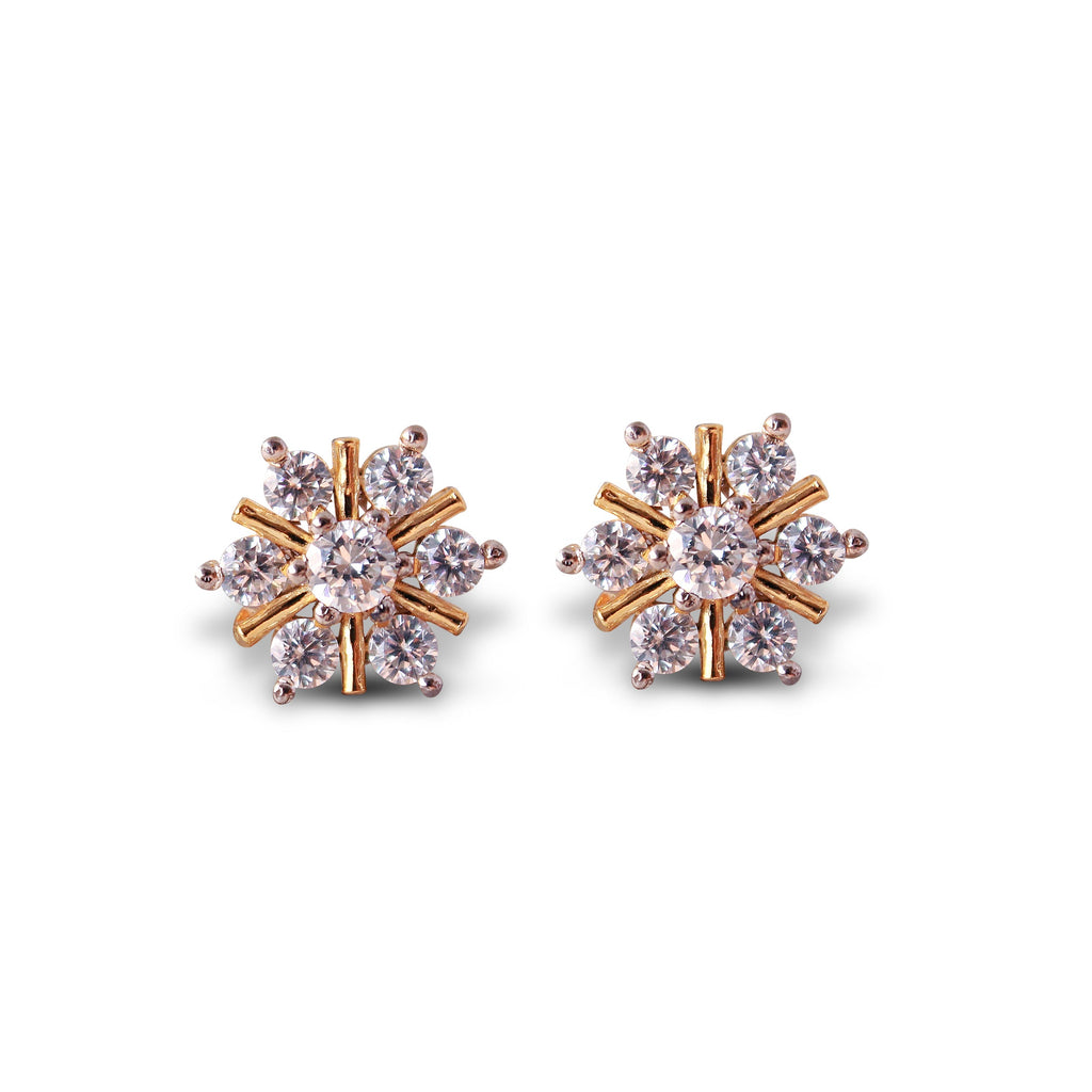 Custom Snowflakes Studs
