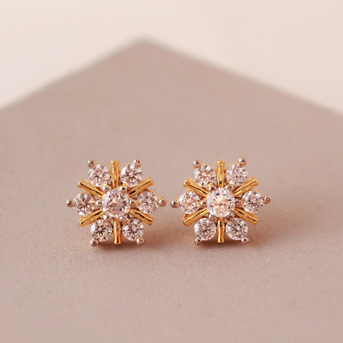 Custom Snowflakes Studs