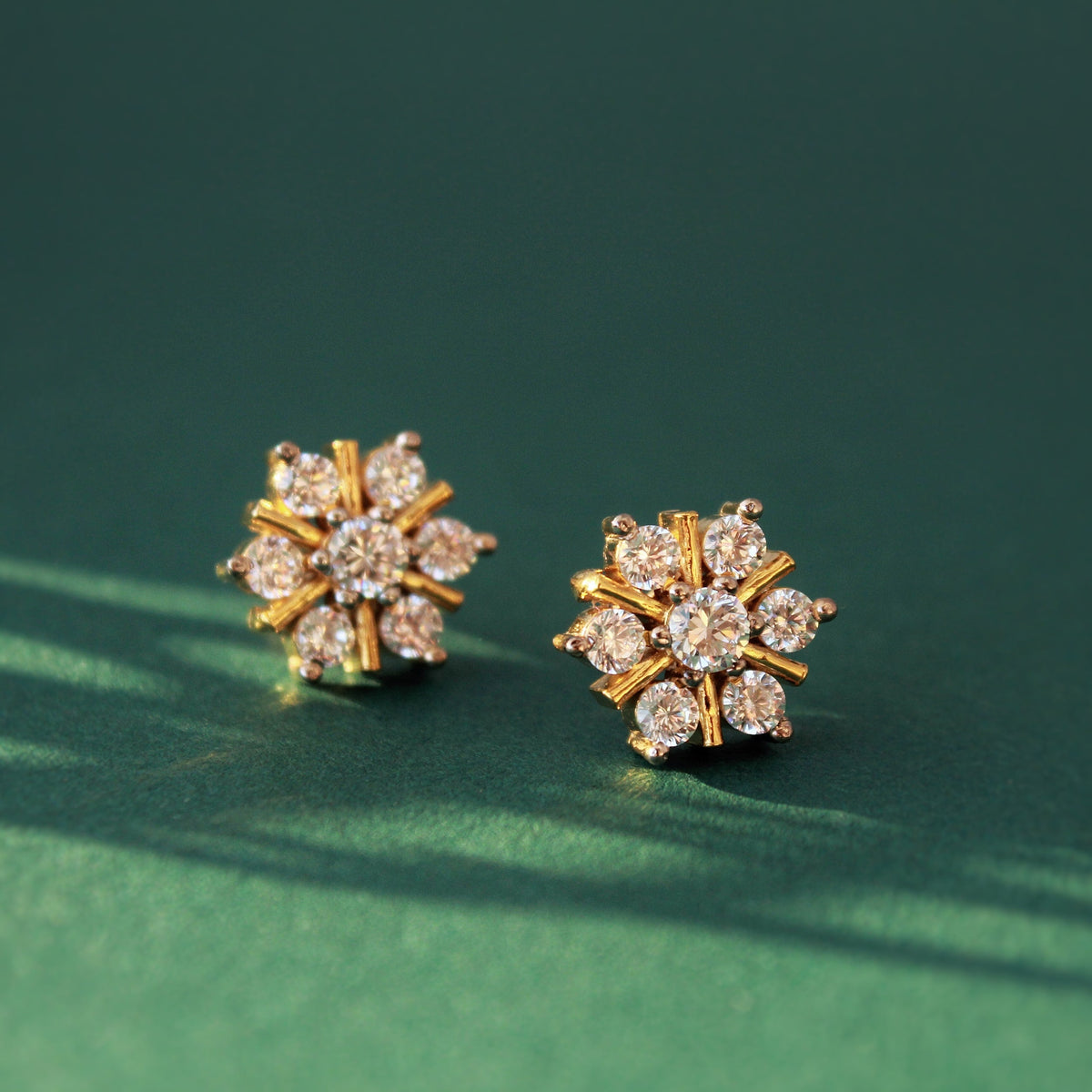 Custom Snowflakes Studs