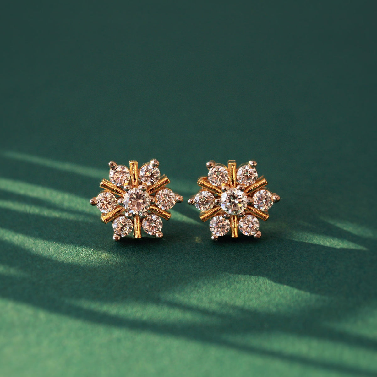 Custom Snowflakes Studs