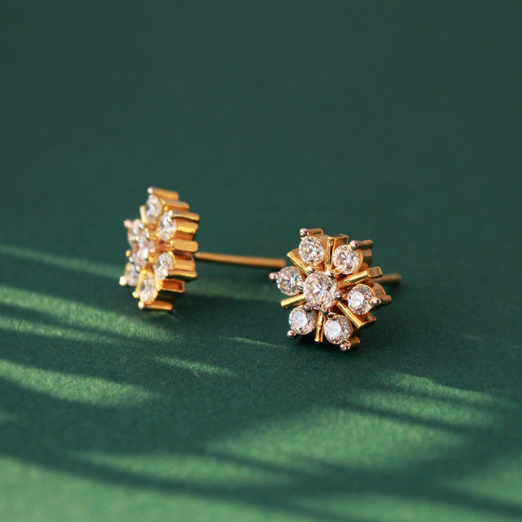 Custom Snowflakes Studs