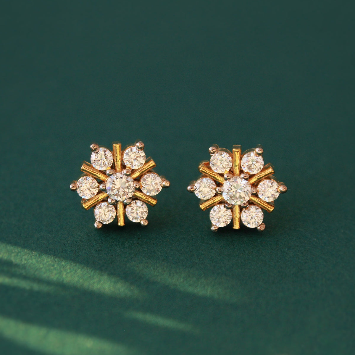 Custom Snowflakes Studs