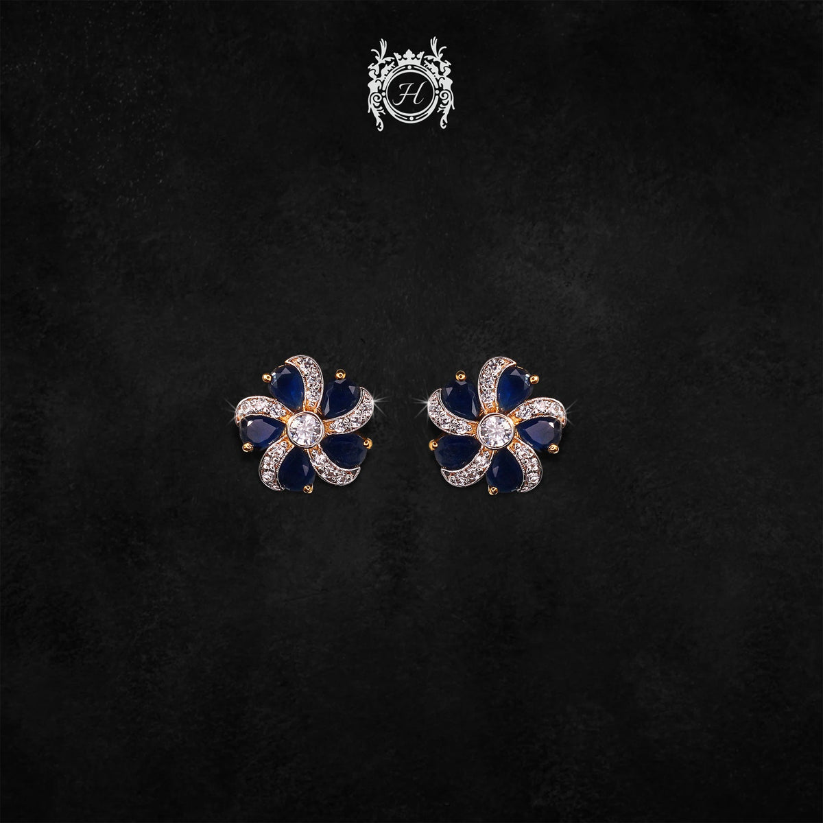 Custom Mysterious Zircons Spinning Over Onyx