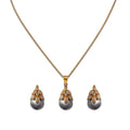 Custom Dripping Grey Pearls