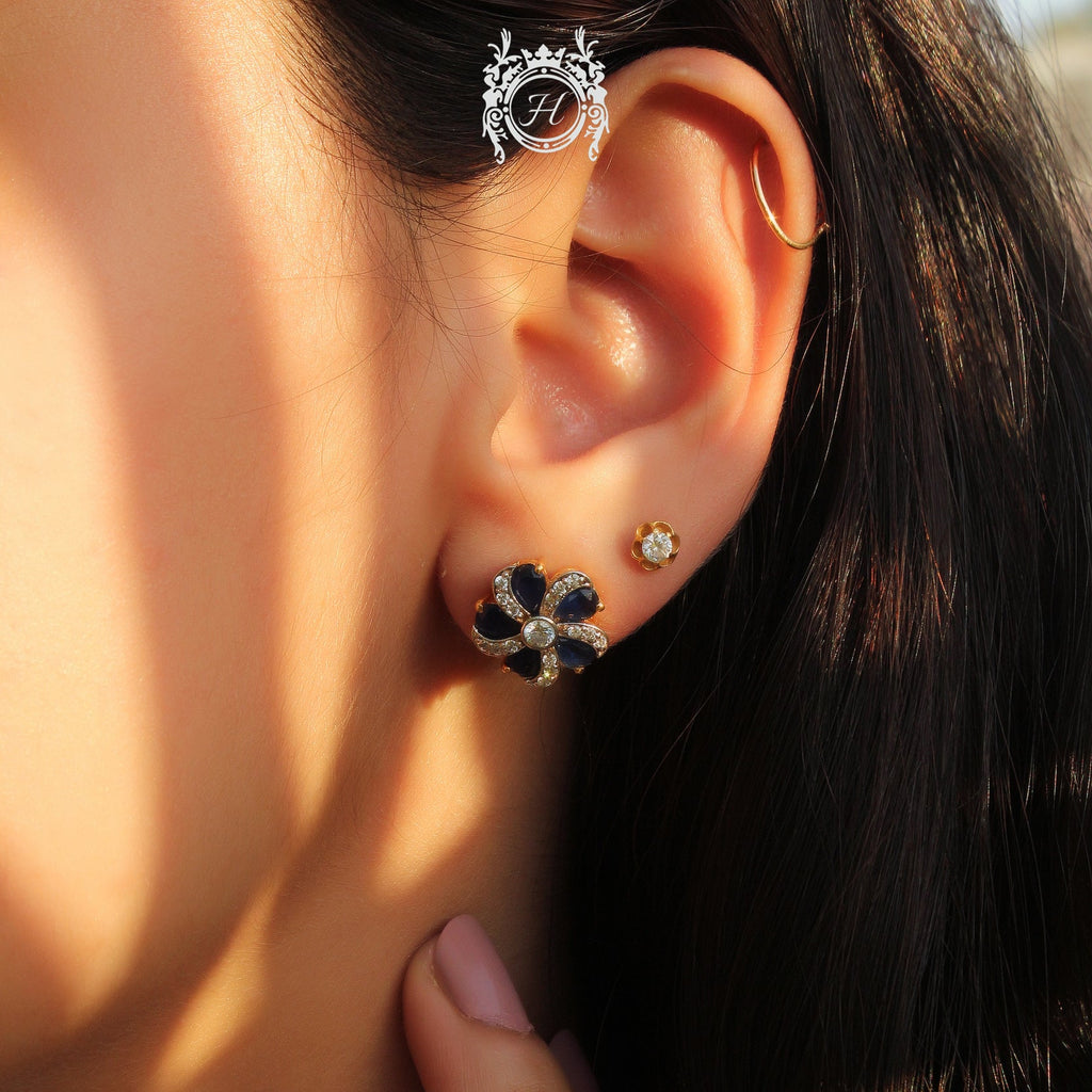 Custom Mysterious Zircons Spinning Over Onyx
